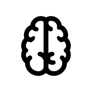 Beyin Logosu Vektörü Sanat Simgeleri ve Grafikleri