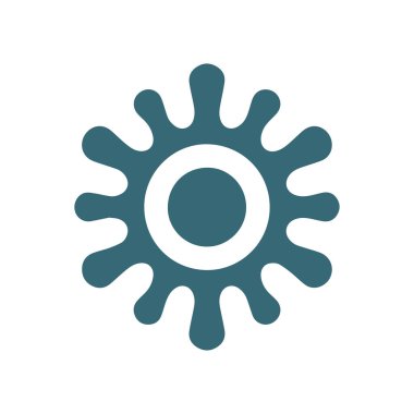 Konsept vektör illüstrasyon şablonlu nöron logosu veya sinir hücresi logosu.