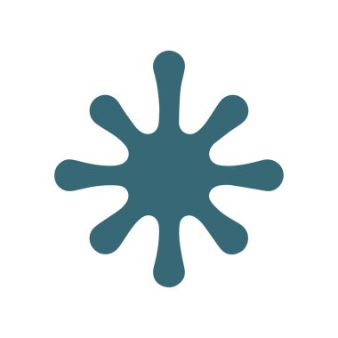 Konsept vektör illüstrasyon şablonlu nöron logosu veya sinir hücresi logosu.