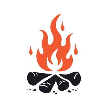 Gradyan Ateş Sembol Vektörü