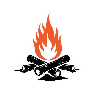 Gradyan Ateş Sembol Vektörü