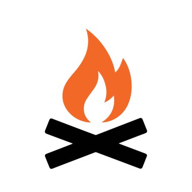 Gradyan Ateş Sembol Vektörü