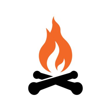 Gradyan Ateş Sembol Vektörü