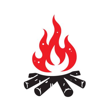 Gradyan Ateş Sembol Vektörü