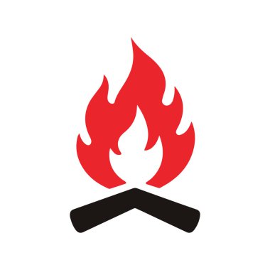 Gradyan Ateş Sembol Vektörü