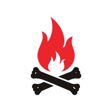 Gradyan Ateş Sembol Vektörü