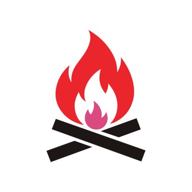 Gradyan Ateş Sembol Vektörü