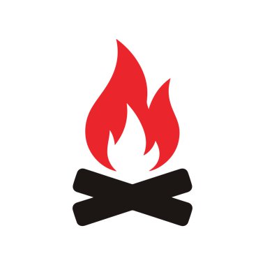 Gradyan Ateş Sembol Vektörü