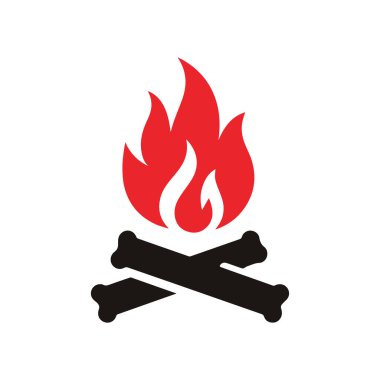 Gradyan Ateş Sembol Vektörü