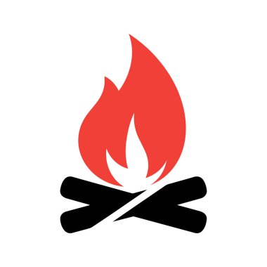 Gradyan Ateş Sembol Vektörü