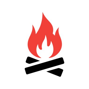 Keskin Isı Simgesi Vektörü