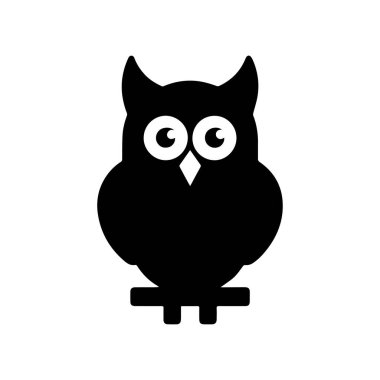 Markalaşma amacıyla modern profesyonel baykuş baş silueti tasarımı