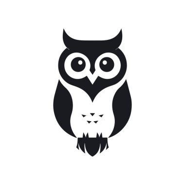 Sevimli sevimli baykuş maskotu karakter bilgelik, neşe ve yaratıcılığı temsil ediyor.