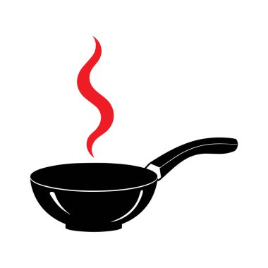 Profesyonel restoran markalaşması için tasarlanmış minimal siyah çatal bıçak logosu