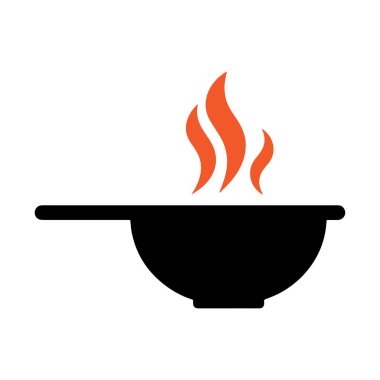 Fırın ve restoran kimliği için minimalist merdane ve spatula logosu