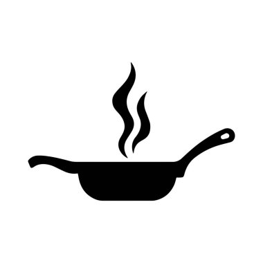 Modern Asya markası için tasarlanmış minimalist yemek çubukları ve kase logosu.