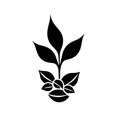 Organik Tarzlı Rustik El Tarzı Kahve Fabrikası Logosu