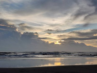 Güzel gün batımı manzarası