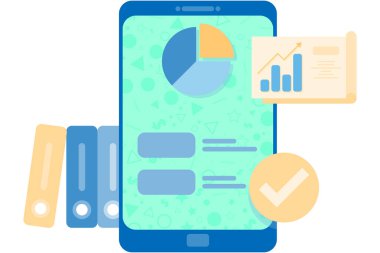 Akıllı telefonlu iş sunumu