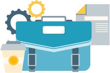 Çanta ve kahve fincanı.