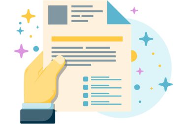 el ele tutuşan belge kağıdı