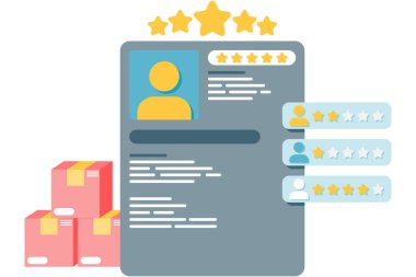 Satılan miktarlardan müşteri değerlendirmeleri ve ürün reytingleri