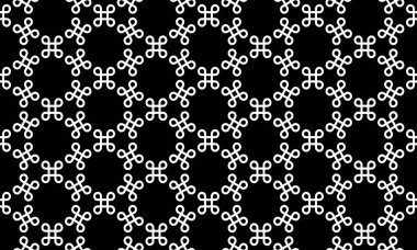 Siyah ve beyaz soyut eğimli arka plan. Soyut çizgili, desenli, geometrik dikişsiz desen. Vektör siyah beyaz arka plan. Sonu gelmeyen doku duvar kağıdı, kalıp dolguları için kullanılabilir.