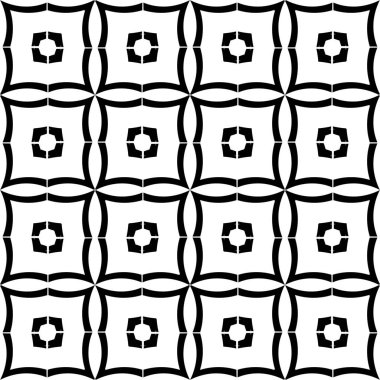 İnce düz çizgilerle soyut geometrik desen. Siyah renkli stil. Kusursuz doğrusal desen. Geleneksel sanata dayalı kusursuz geometrik süs. Geometrik desen..