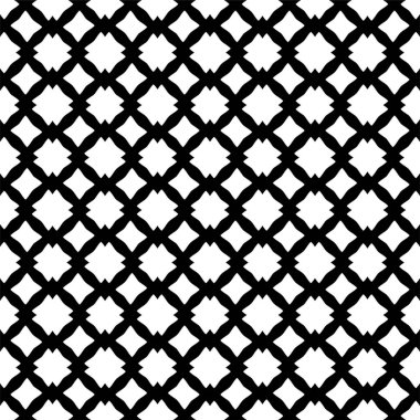 Eğik siyah bantlı kusursuz desen. Modern geometrik arkaplan. Kusursuz kare soyut desen. Siyah ve beyaz elementlerle tekrar et elmas şekilleri. Soyut geometrik desen Soyut Arkaplan. Kusursuz Siyah ve Beyaz Desen.