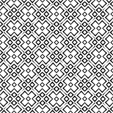 İnce düz çizgilerle soyut geometrik desen. Siyah renkte stil. Pürüzsüz doğrusal desen. Geleneksel sanata dayalı kusursuz geometrik süs. Soyut geometrik desen. Modern geometrik arkaplan.