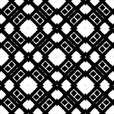Vektör pürüzsüz desen. Modern stil soyut doku. Çizgili elementlerden tekrarlanan geometrik fayanslar. Raster Kusursuz Siyah ve Beyaz Kamyon Meydanı Geometrik Çizgi Örnekleri Arkaplanı. Çizgili geometrik desen, çizgili çizgiler..