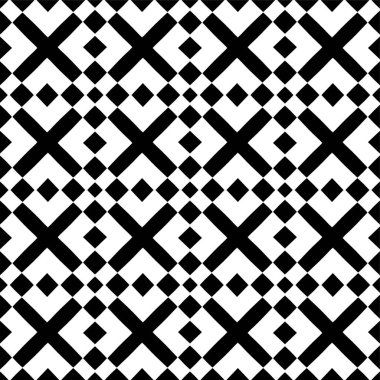 Vektör pürüzsüz desen. Modern stil soyut doku. Çizgili elementlerden tekrarlanan geometrik fayanslar. Raster Kusursuz Siyah ve Beyaz Kamyon Meydanı Geometrik Çizgi Örnekleri Arkaplanı. Çizgili geometrik desen, çizgili çizgiler..
