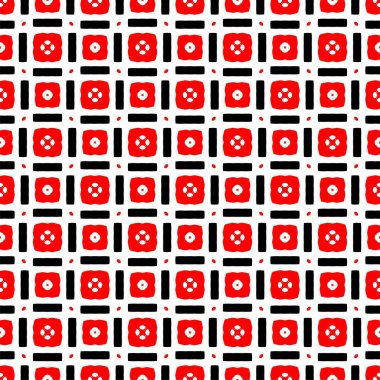 Soyut konsept monokrom geometrik desen. Siyah kırmızı beyaz minimum arkaplan. Yaratıcı illüstrasyon şablonu. Duvar kağıdı, yüzey, web tasarımı, tekstil, dekorasyon için kusursuz doku. Siyah beyaz köşegenli soyut şekilsiz desen.