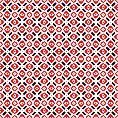 Soyut konsept monokrom geometrik desen. Siyah kırmızı beyaz minimum arkaplan. Yaratıcı illüstrasyon şablonu. Duvar kağıdı, yüzey, web tasarımı, tekstil, dekorasyon için kusursuz doku. Siyah beyaz köşegenli soyut şekilsiz desen.