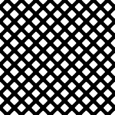 Soyut geometrik desensiz kare, eşkenar dörtgen simetri siyah ve beyaz arkaplan. Moda monokrom çizgisi çizimi. Soyut Geometrik Arkaplan Tasarımı. Kusursuz Siyah ve Beyaz desenli. Eğik siyah bantlı kusursuz desen. Modern geometrik.