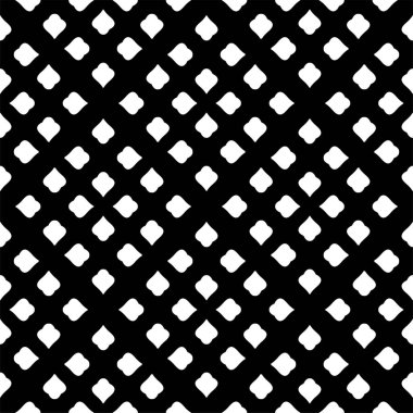 Soyut geometrik dikişsiz kalıp kare, eşkenar dörtgen simetri siyah ve beyaz arkaplan. Moda monokrom çizgi çizimi. Soyut Geometrik Arkaplan Tasarımı. Vektör Kusursuz Siyah ve Beyaz Desenli. Siyah beyaz köşegen ile soyut dikişsiz desen..