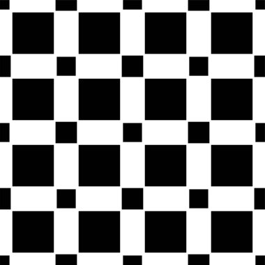 Kusursuz Siyah ve Beyaz Düzensiz Yuvarlak Çizgiler Soyut Arkaplan Deseni. Çizgili elementlerden tekrarlanan geometrik fayanslar. Modern stil soyut dokular. Tekrarlayan geometrik çizgili elementler. Kusursuz Siyah ve Beyaz.