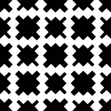 Kusursuz Siyah ve Beyaz Düzensiz Yuvarlak Çizgiler Soyut Arkaplan Örnekleri. Kusursuz desen. Modern stil soyut doku. Çizgili elementlerden geometrik fayanslar tekrarlanıyor.