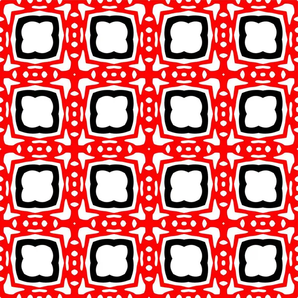 Abstract concept monochrome geometric pattern.Black Red white minimal background.Creative illustration template.Seamless stylish texture.For wallpaper,surface,web design,textile,decor.