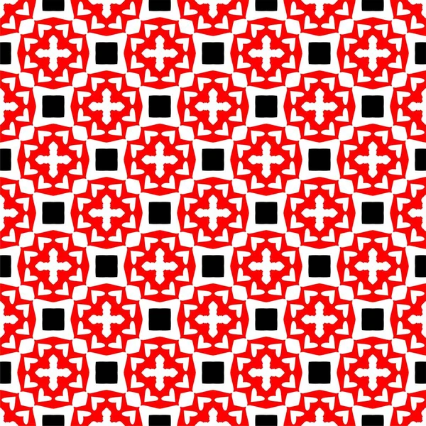 Абстрактний Концепт Монохромний Геометричний Візерунок Чорно Червоний Білий Мінімальний Фон — стокове фото