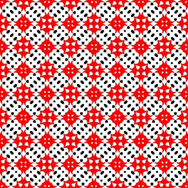 摘要单色几何图案的概念 黑色红白最小背景 无缝线风格的纹理 网页设计 纺织品 带黑色白色对角线的无缝线图案摘要 — 图库照片