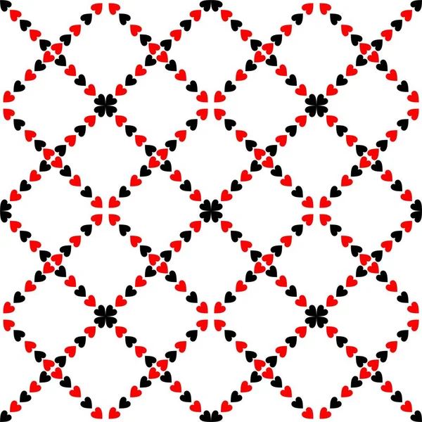 Abstraktes Konzept Monochromes Geometrisches Muster Schwarz Rot Weiß Minimaler Hintergrund — Stockfoto