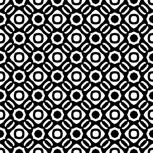 Nahtloses Muster Mit Schwarz Weiß Gestreiften Diagonallinien Rautenförmige Skalen Optische — Stockfoto