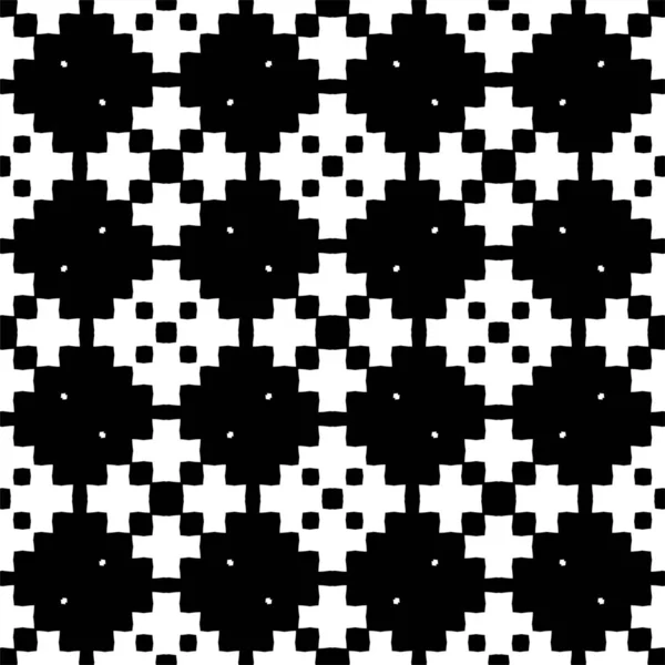Naadloos Patroon Met Gestreepte Zwart Witte Diagonale Lijnen Rhomboid Schubben — Stockfoto