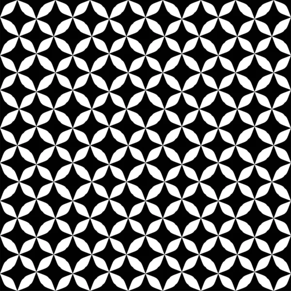 Abstrakcyjny Geometryczny Bezszwowy Wzór Kwadratowy Romb Symetria Czarno Białe Tło — Zdjęcie stockowe