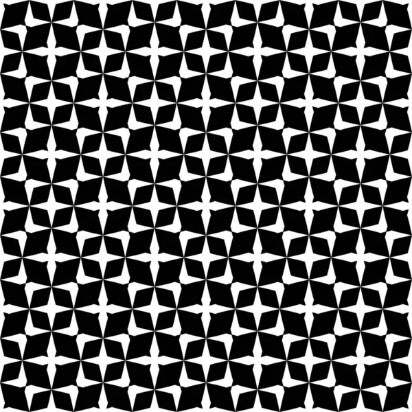 抽象幾何学的シームレスパターン2角形 菱形対称黒と白の背景 トレンドモノクロライン格子 抽象幾何学的背景デザイン シームレスな黒と白のパターン 斜めの黒のバンドでシームレスなパターン — ストック写真
