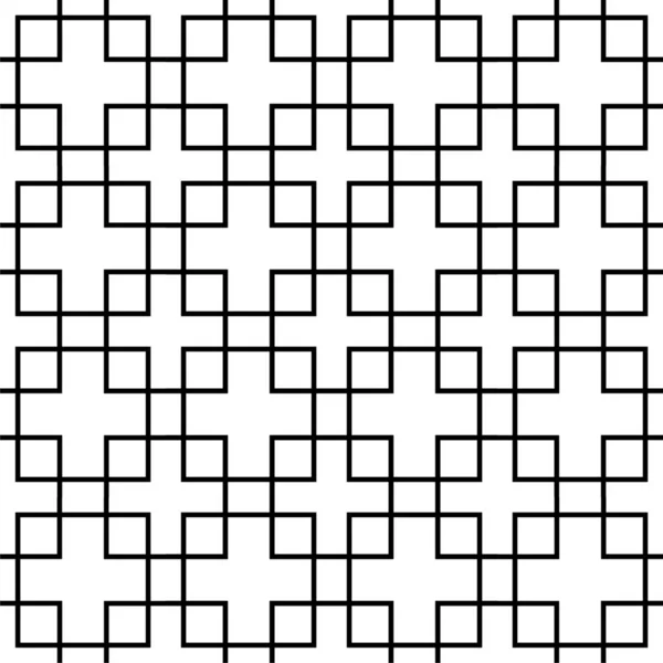 Seamless Black White Irregular Rounded Lines Transition Abstract Background Pattern — Photo
