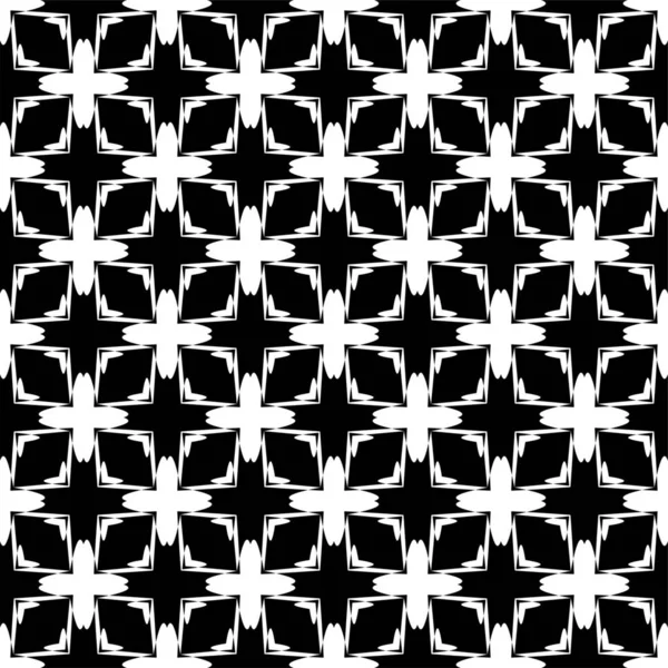 Seamless Black White Irregular Rounded Lines Transition Abstract Background Pattern — Stock Photo, Image