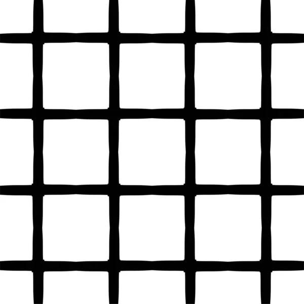 Naadloze Zwart Wit Onregelmatige Afgeronde Lijnen Overgang Abstracte Achtergrond Patroon — Stockfoto