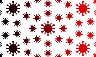 Soyut Covid 19 Corona virüsünün logosunu renklendirme, Covid 19 Corona virüs ikonlarını durdur, Covid 19 Corona virüs ikonu grafiklerini durdur. Covid 19 - önleme tedaviden daha iyidir - sağlık farkındalığı - covid 19 ile birlikte savaşalım.